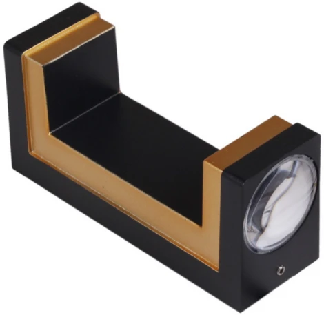 Архитектурная подсветка светодиодная Reluce 86811-9.2-002TL COB2*3W BK GD (220V, IP44)