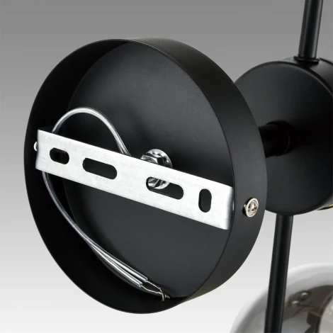 Потолочная люстра на штанге Lumion Emina 8059/4C черный, медь/дымчатый металл/стекло E27 4*60W 220V