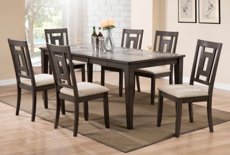 Обеденный стул M-City LT C15382 CHARCOAL #H501/ FB51