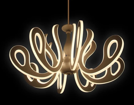 Подвесная люстра Ambrella Orbital Klassika FK82/8 WH 504W D820