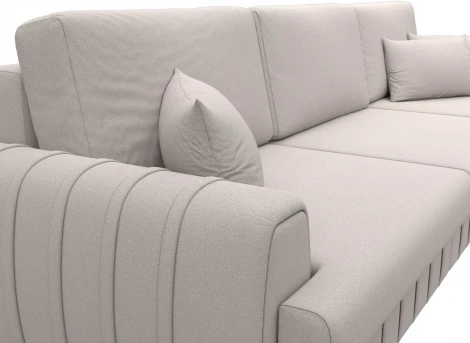 Диван прямой Лига-057 НПБ Лонг Лига Диванов (Замша) арт.129257