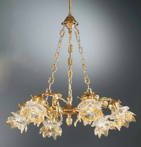 Подвесная люстра Nervilamp 2080 2080/6/ST (220V, на цепи)