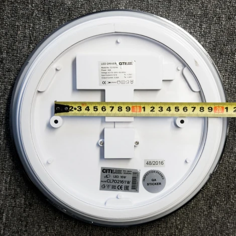 Потолочный светильник круглый Citilux Луна CL702161N (LED, 220V, IP54)