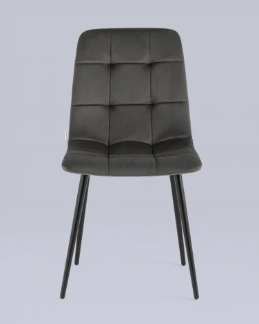 Стул Stool Group Одди велюр тёмно-серый УТ000035238