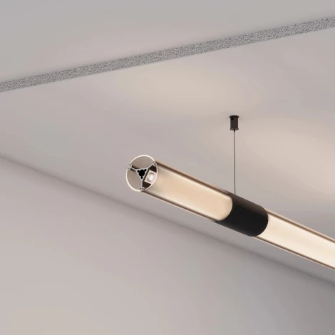 Профиль ROUND-D36-360-2500 ANOD BLACK (Arlight, Алюминий) 050250