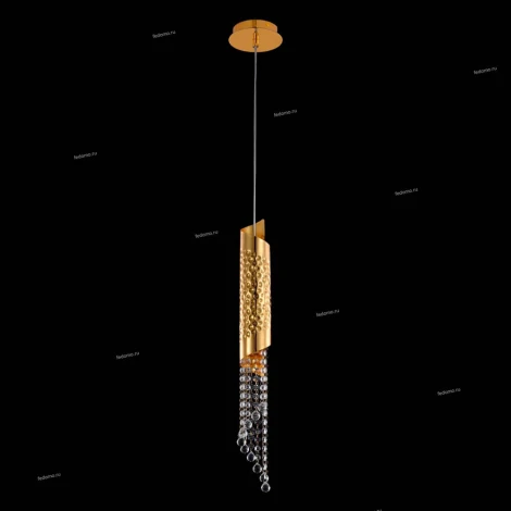 Подвесной светильник Crystal Lux Credo SP1 GOLD (220V, на проводе)