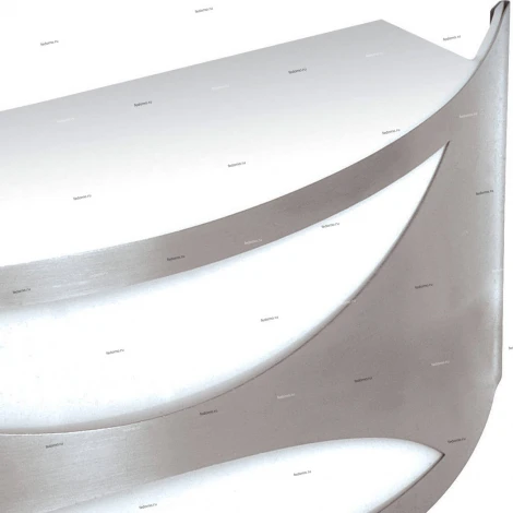 Светильник настенный уличный Horoz Mango, 1 плафон, никель с белым