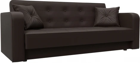 Диван-книжка Тур (Коричневый/Экокожа) Лига Диванов арт.121788