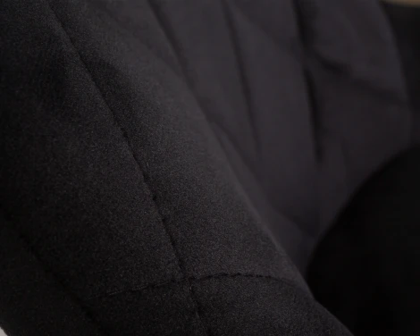 Набор 2 шт стул барный DOBRIN LOGAN BLACK (черный велюр (MJ9-101))