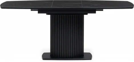 Керамический стол Notta Фестер 140(180)х80 черный мрамор shakespeare black / черный арт.612882