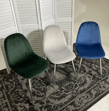 Стул PESCARA UF910-18 NAVY BLUE, велюр