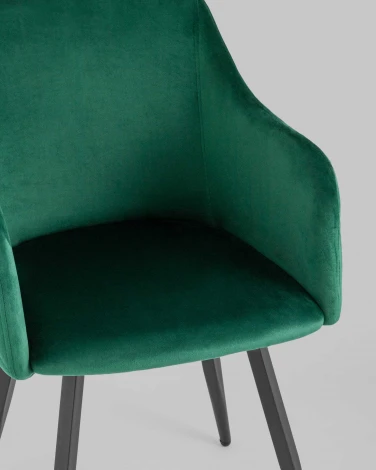 Стул Stool Group Ника вращающийся велюр изумрудный УТ000031326