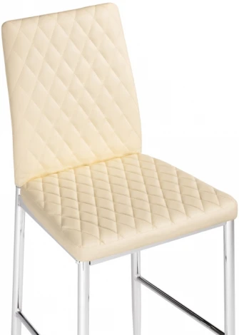 Барный стул Woodville Teon beige / chrome 15514