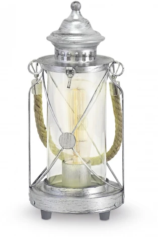 Настольная лампа с выключателем в виде керосиновой лампы Eglo Bradford 49284