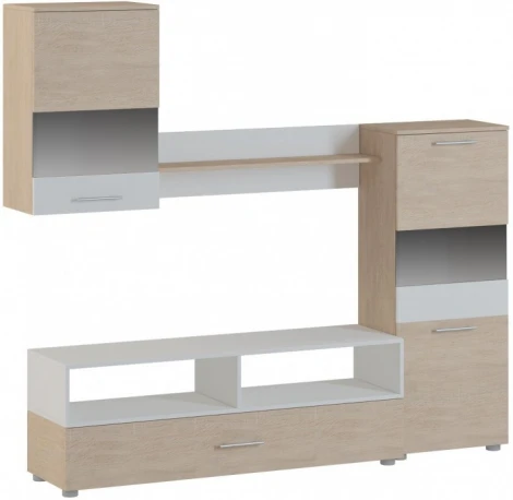 Готовая гостиная Алваро (Алваро дуб сонома / белая) Woodville арт.398916