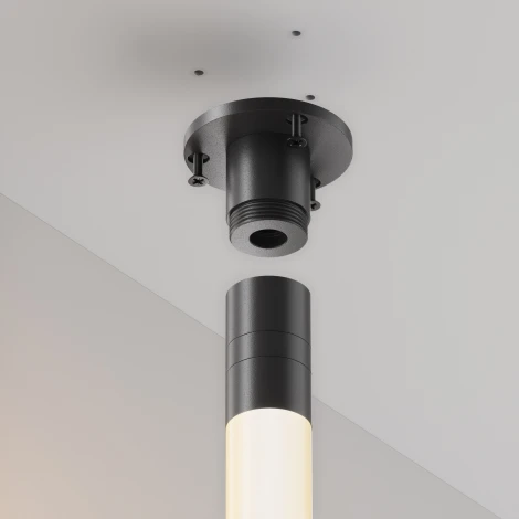 Основание для накладного монтажа системы Shelf с внешней резьбой без ввода питания Maytoni Accessories for system Shelf CA022BO-B