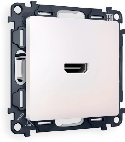 Комплект механизма Ambrella Volt розетки HDMI 2.0 ALFA MA214010 Жемчуг 40V/500mA 2.0GHz 5-18Gbit/s QUANT