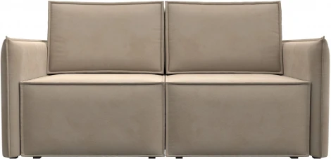 Диван прямой Либерти мини (Бежевый/Велюр) Лига Диванов арт.121894