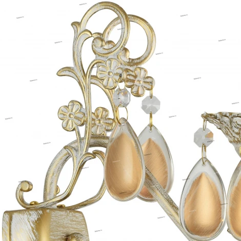 Бра Arte Lamp Ciondolo A5676AP-1WG (220V, подвески, подсвечник, свеча)