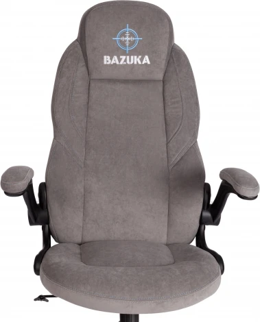 Компьютерное кресло игровое Tetchair BAZUKA (Флок/Серый)