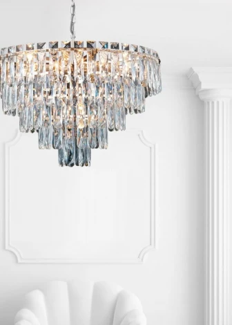 Подвесная люстра Lumien Hall Kristin LH0066/10H-CR-CL