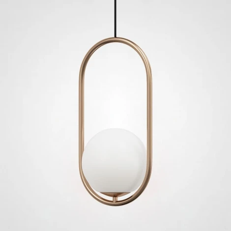 Подвесной светильник Matthew Mccormick Hoop 40 Бронза Mila Pendant ImperiumLoft 181903-22 (181903-22) (220V, на проводе, шар)