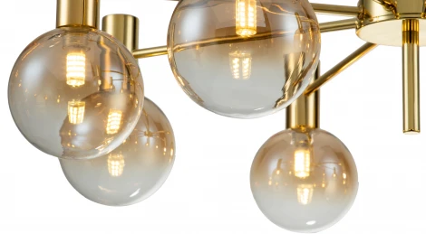 Люстра потолочная на штанге Collana V000222 (13015/8R Gold)