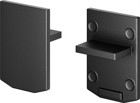 Заглушка для шинопровода, 2 шт Maytoni Accessories for tracks Levity TRA184EC-1B