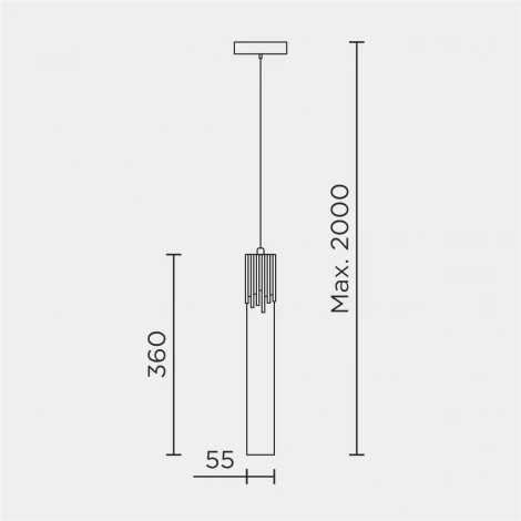 Подвесной светильник светодиодный Modelux ML.88992.1 GD