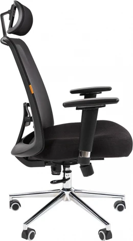 Компьютерное кресло CHAIRMAN 535 LUX (Металл,Пластик,Ткань,Сетка/Черный)