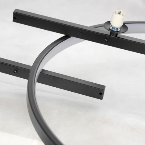 Потолочная люстра на штанге, светодиодная Lussole Beaumont LSP-7073 (220V, шарики, кольцо, IP21)