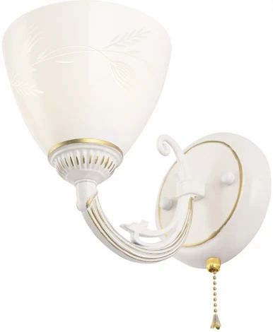 Бра с выключателем Arte Milano AM343659 343659/1W WT+G (220V)