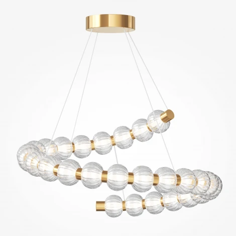 Подвесной светильник Maytoni Amulet MOD555PL-L35G3K (LED, 220V, на тросе, шарики, бусы)