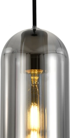 Подвесной светильник Escada Damask 10195/3S Smoke 3x40Вт E27, металл/стекло, дымчатый (220V, на проводе)