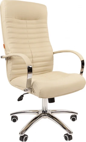 Компьютерное кресло CHAIRMAN 480 N (Металл,Экокожа/Бежевый)