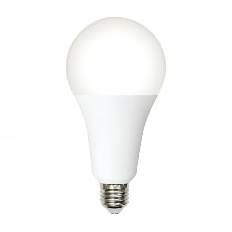 Лампа светодиодная матовая, теплый белый свет 3000K Volpe Optima LED-A80-30W/3000K/E27/FR/SLS
