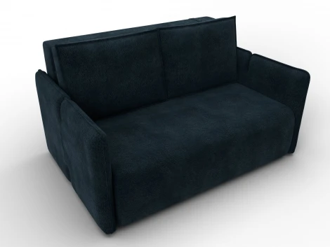 Диван прямой Лига-117 (ЛДСП,Брус,Фанера,Велюр/Графит) Лига Диванов 137018