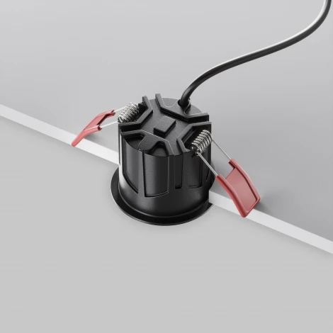 Встраиваемый светильник Maytoni Alfa LED DL043-01-10W4K-RD-B-1 (220V, круглые)