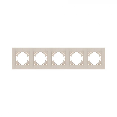 Рамка 5-постовая золотой Kollinger Eleganz Plex EP5GD