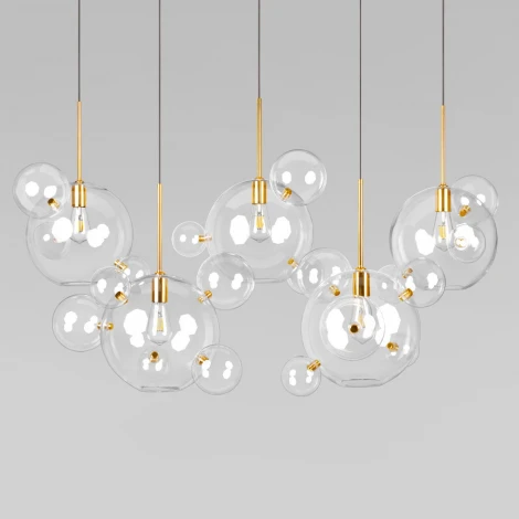 Подвесной светильник Loft It Bolle 2034-S5 (220V, на проводе, шарики, молекулы)