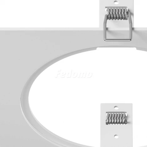 Рамка для одного встраиваемого светильника Lightstar Intero, квадрат, белый