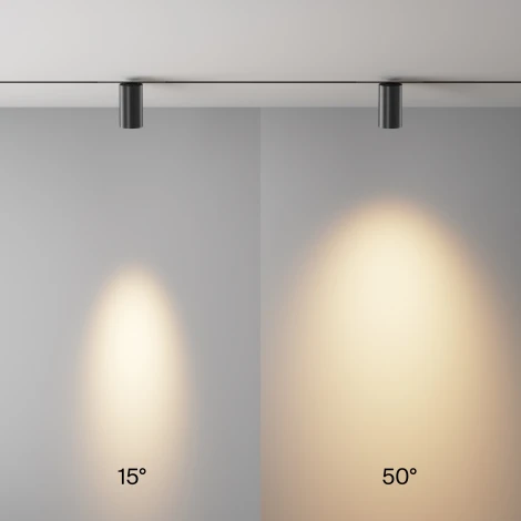 Трековый светильник низковольтный светодиодный 48V 12W 2700-6000К Zigbee Maytoni Technical Focus Led TR243-4-12WTW-DSZ-B