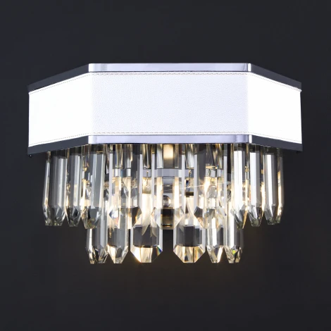 Настенный светильник каскадный Bogate's Pelle 329/2 Strotskis (220V, хрусталь, подвески)