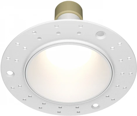 Встраиваемый светильник под гипсокартон IP54 Maytoni Share DL126-GU10-TRS-W (220V, круглые)