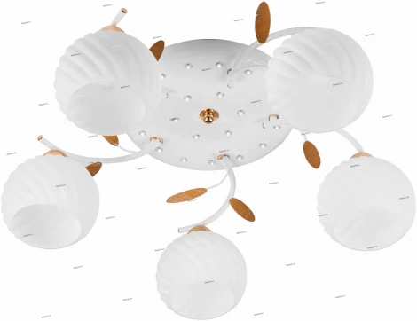 IDLamp Filomena 821/5PF-LEDWhitegold