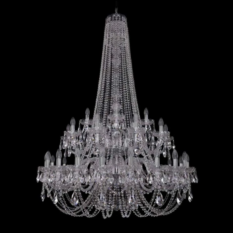 Подвесная люстра Bohemia 1406 1406/20+10+5/400/h-160/2d/Ni