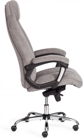 Компьютерное кресло игровое Tetchair BOSS (Флок/Серый)