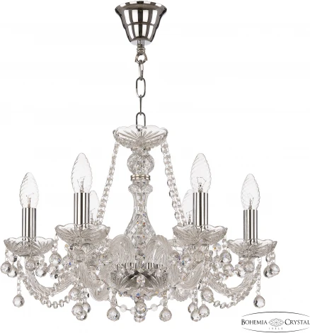 Подвесная люстра Bohemia 108 108/6/165 Ni (220V, подвески, на цепи, подсвечник, свеча)