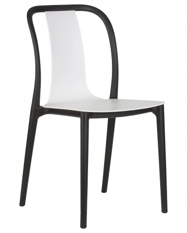 Набор 4 шт стул обеденный DOBRIN ADAM (черный/белый)