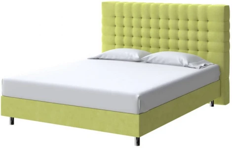 PROxSON Кровать Tallinn Boxspring Standart (Ткань: Рогожка Тетра Яблоко) 90x200